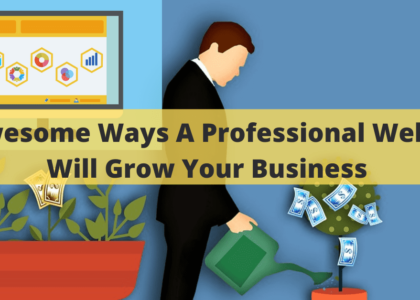 5 Awesome Ways A Professional Website Will Grow Your Business.